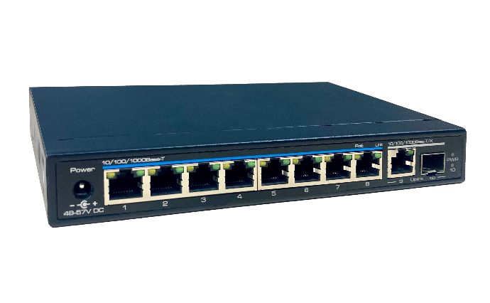 10口全千兆PoE交換機(jī)（光電上聯(lián)）